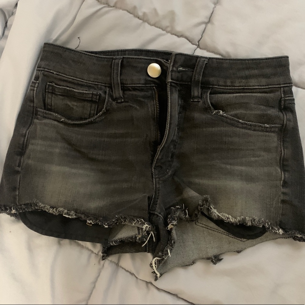 Black Hi-Rise Shorts